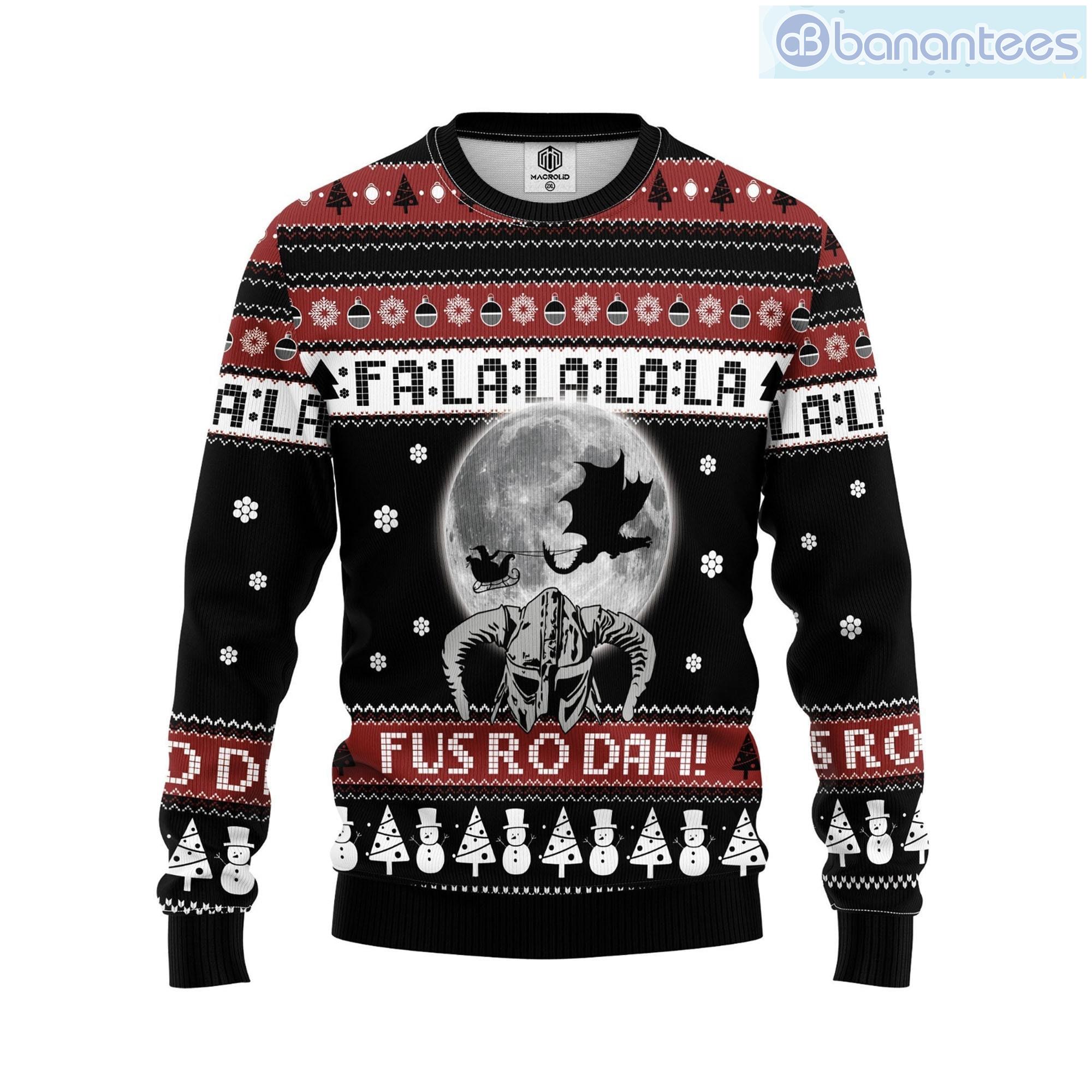 Vikings Falala Fan Gift Thanks Giving Gift Ugly Christmas Sweater Product Photo 1