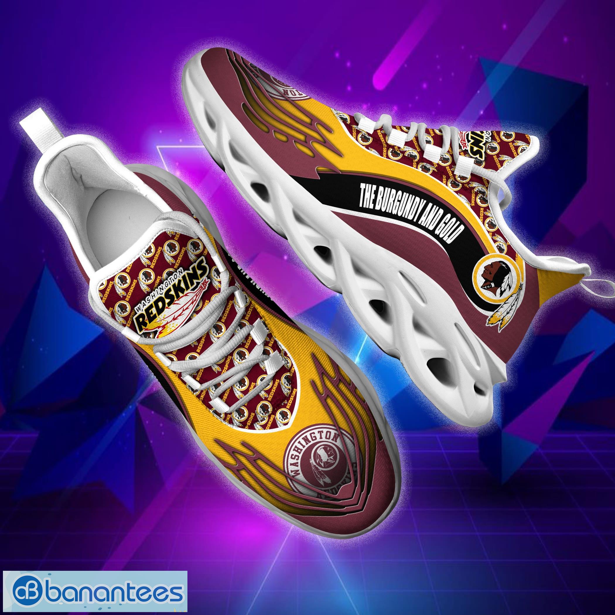 NFL Washington Redskins Golden Brown Max Soul Sneakers Running Shoes -  T-shirts Low Price