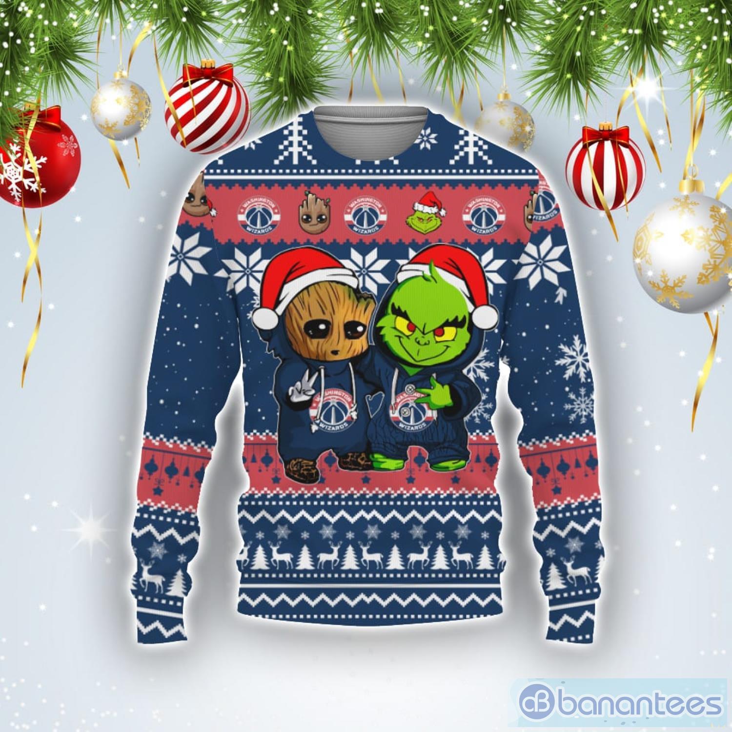 Washington Wizards Baby Groot And Grinch Best Friends Football