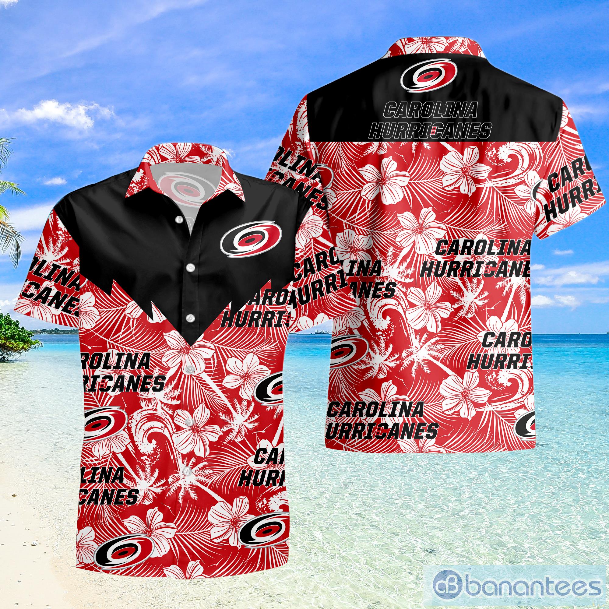 Carolina Hurricanes NHLTropical Hawaiian Shirt For Fans Product Photo 1