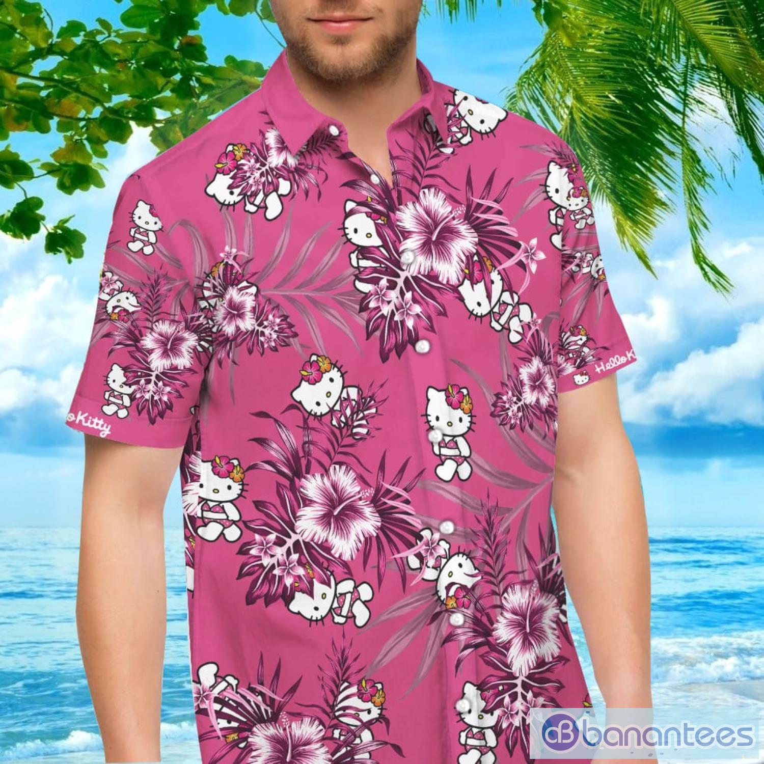 Hello Kitty Hawaiian Shirt For Men And Women Product Photo 3