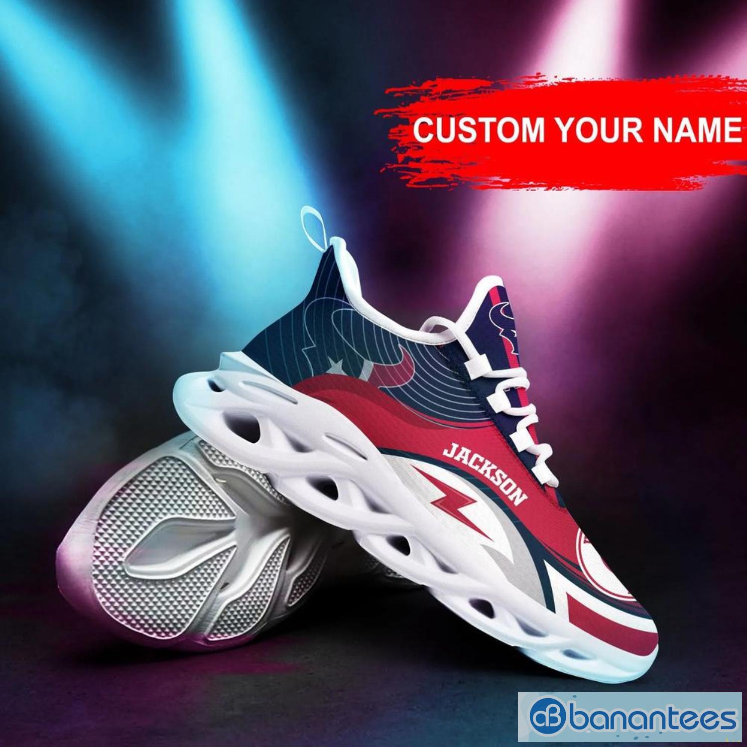 Houston Texans NFL Max Soul Shoes Custom Name Sneakers Product Photo 3