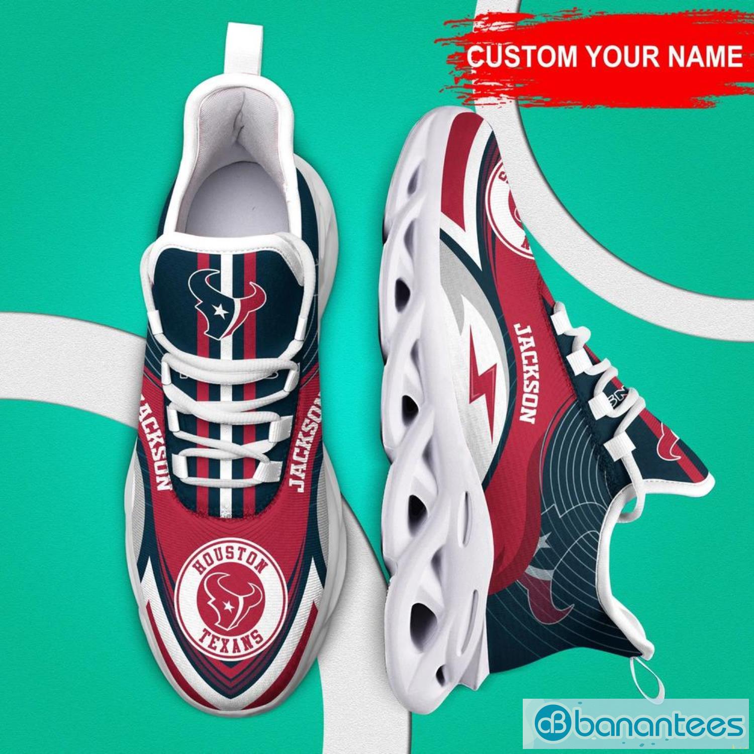 Houston Texans NFL Max Soul Shoes Custom Name Sneakers Product Photo 4