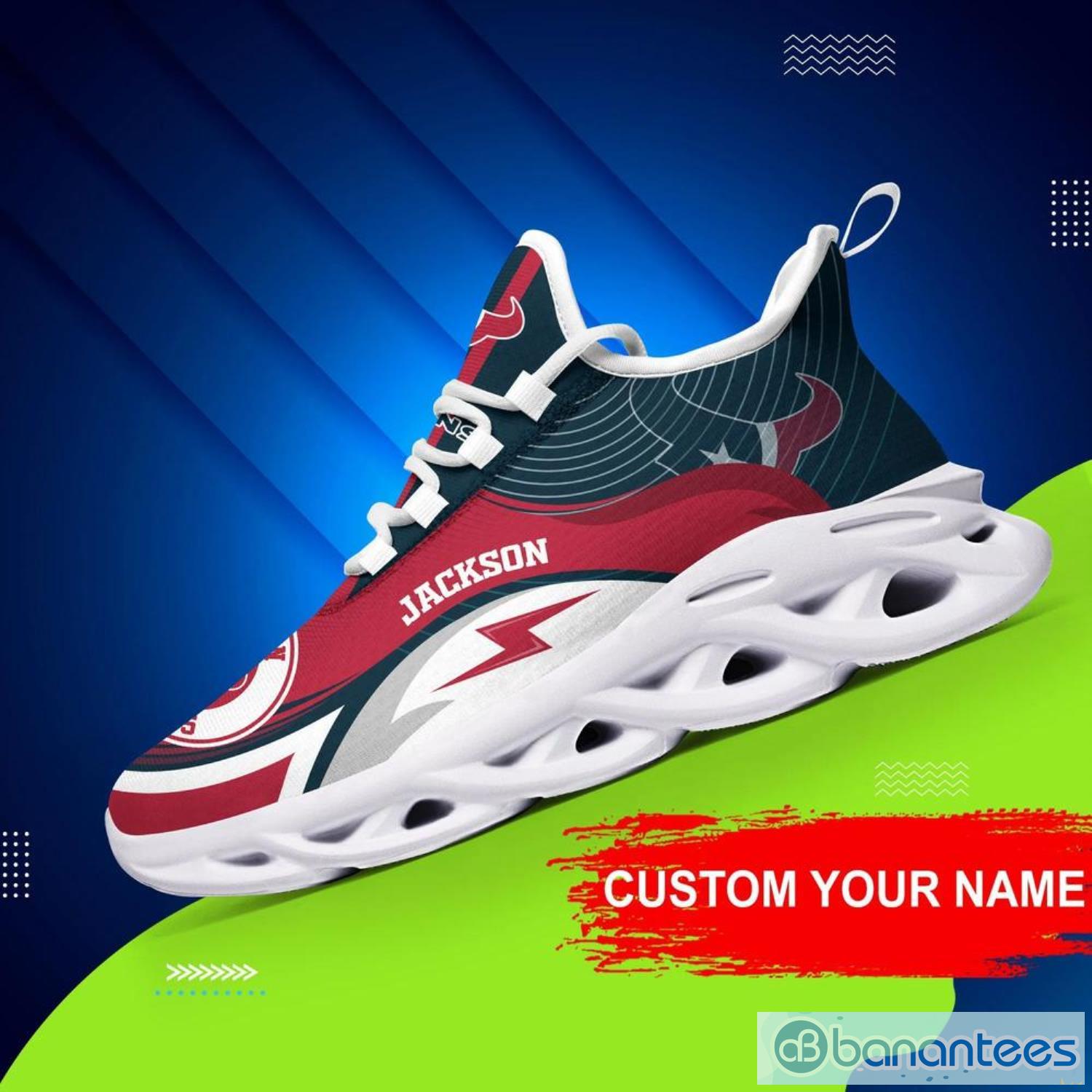 Houston Texans NFL Max Soul Shoes Custom Name Sneakers Product Photo 5