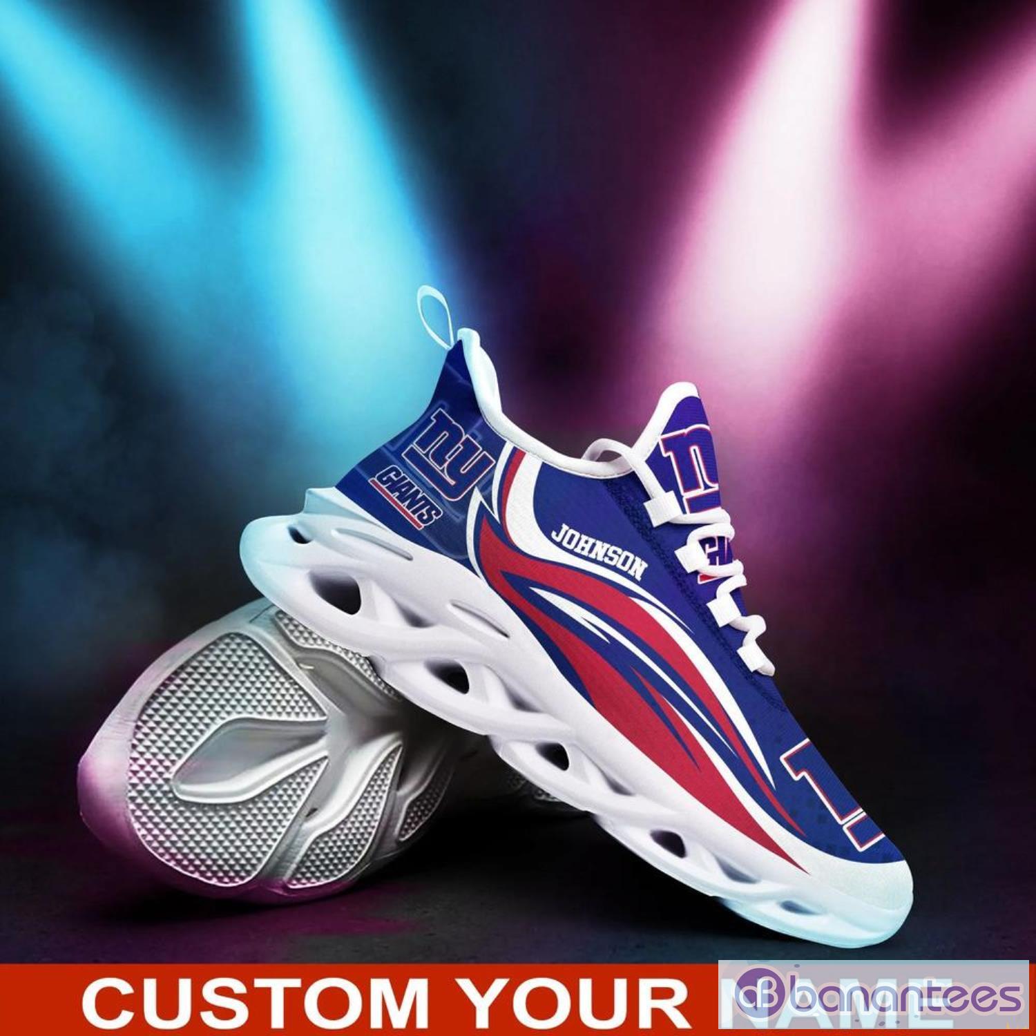 New York Giants NFL Max Soul Shoes Custom Name Sneakers For Fans Product Photo 3