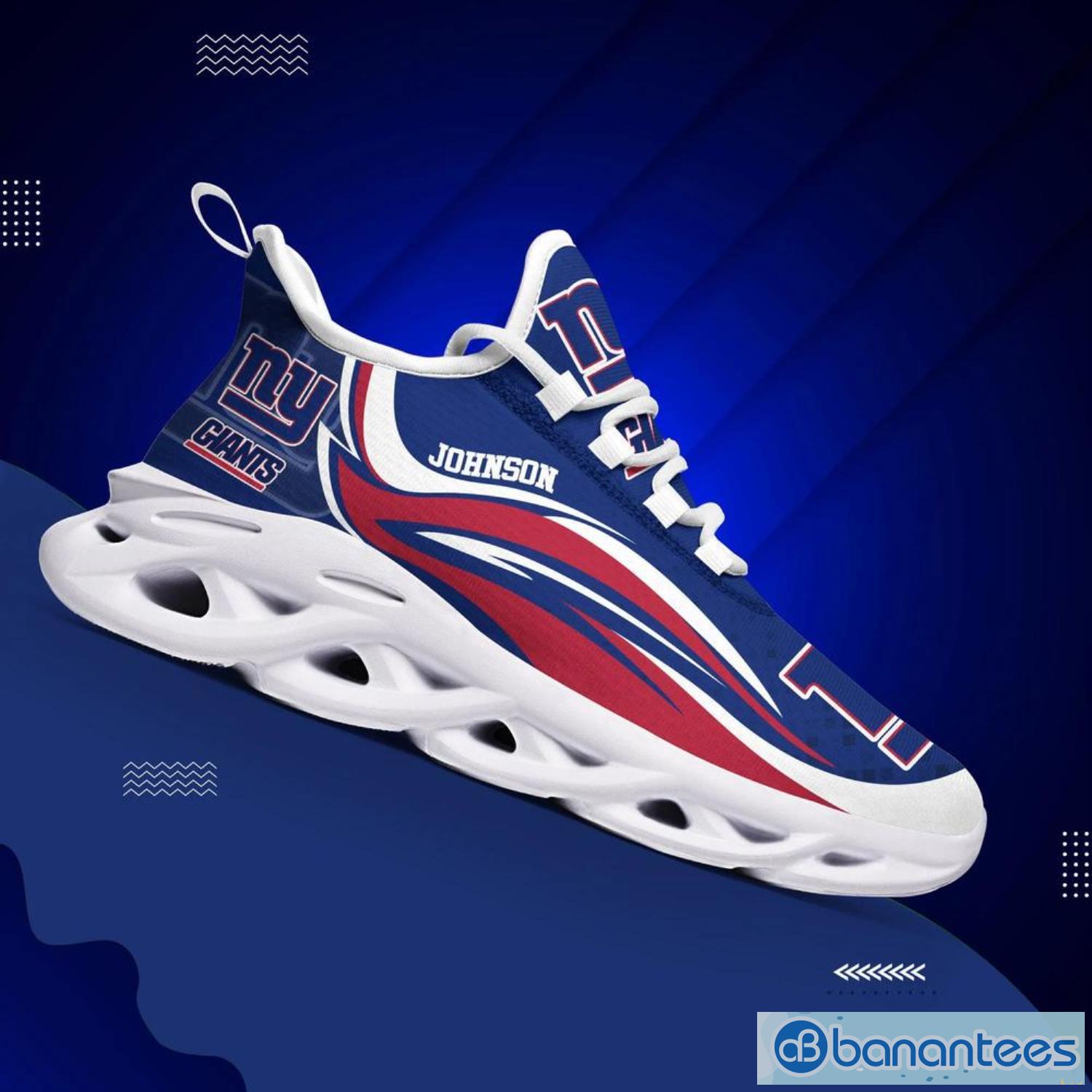 New York Giants NFL Max Soul Shoes Custom Name Sneakers For Fans Product Photo 5