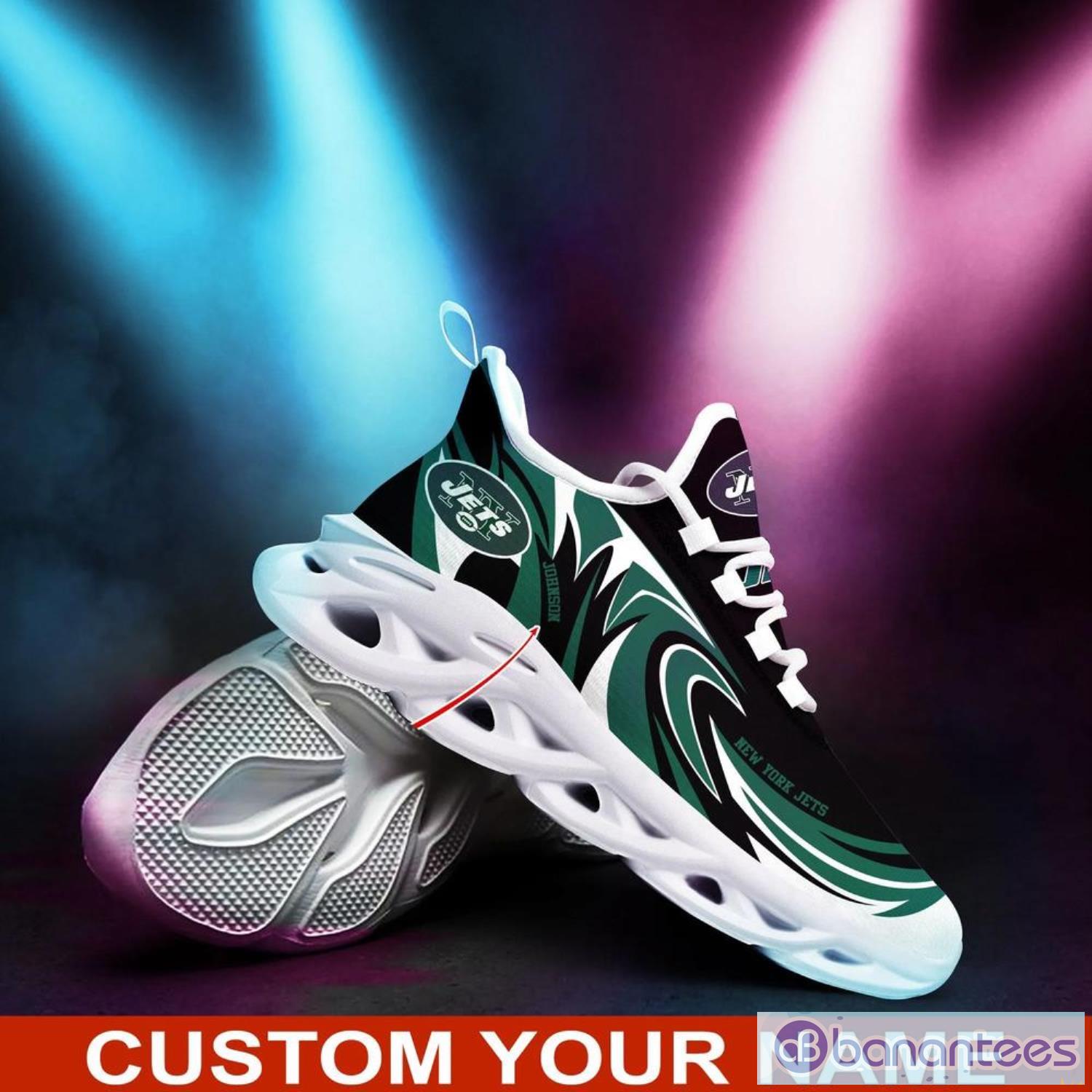 New York Jets NFL Max Soul Shoes Custom Name Sneakers Product Photo 3