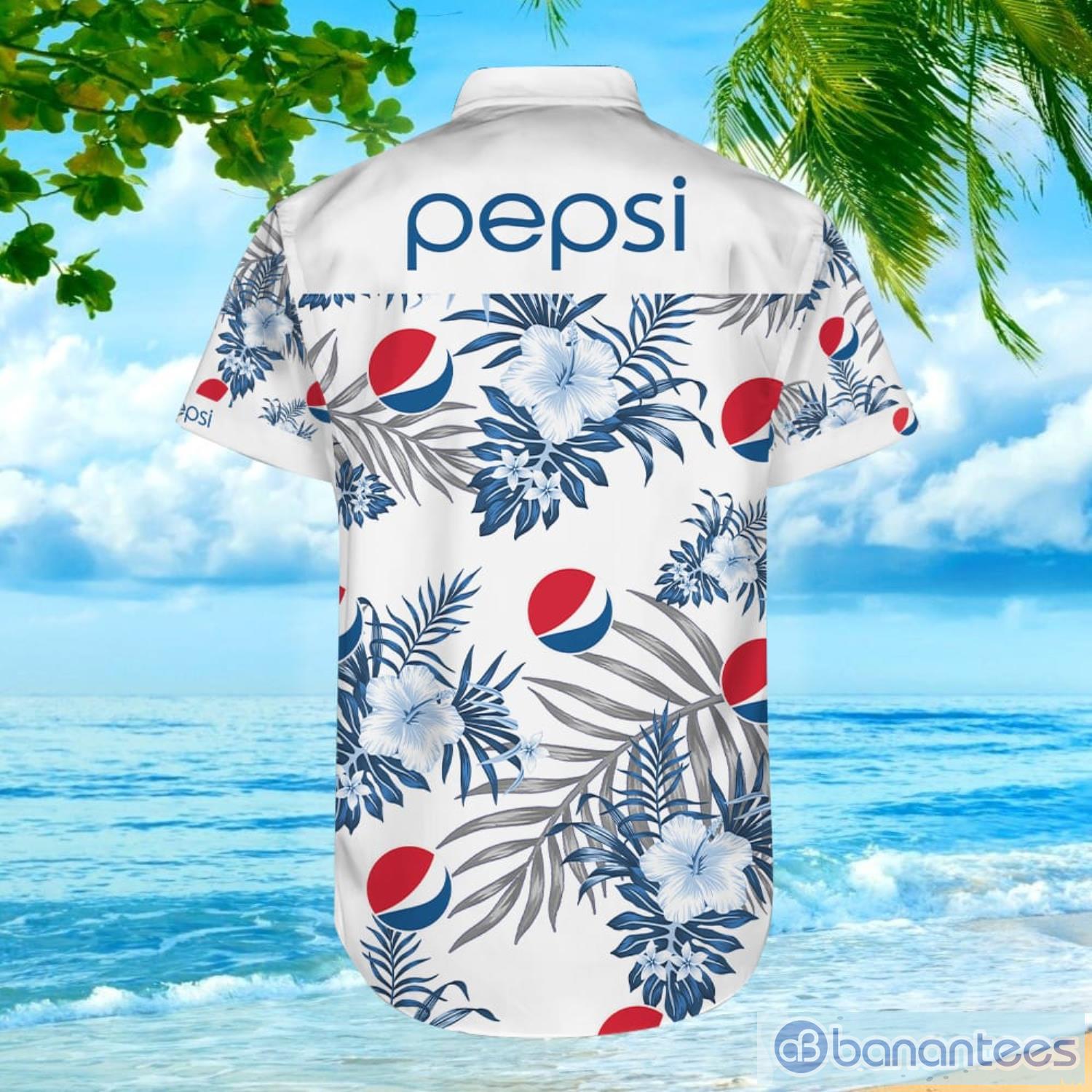 Pepsi Tropical Flower Hawaiian Shirt For Men And Women Product Photo 1