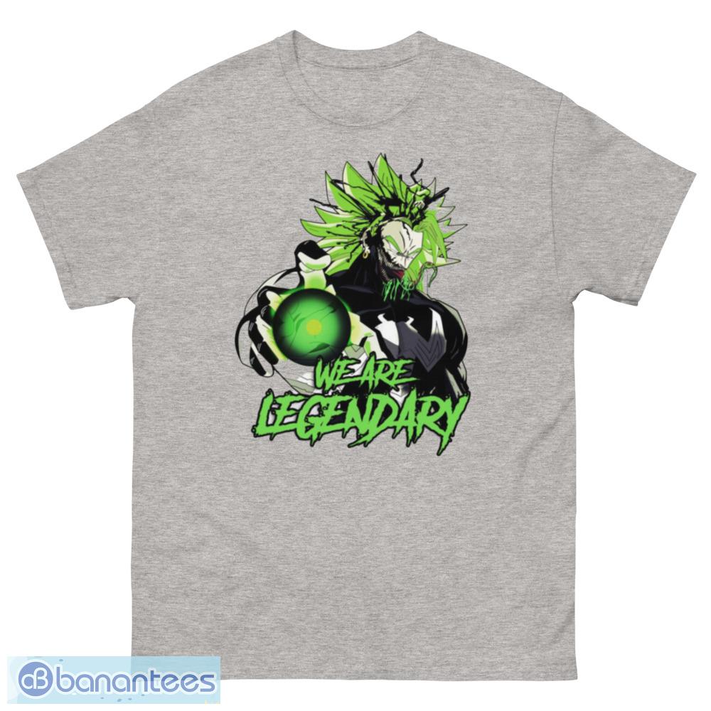 Broly Venom We Are Legendary T Shirt Venom spiderman dragon ball