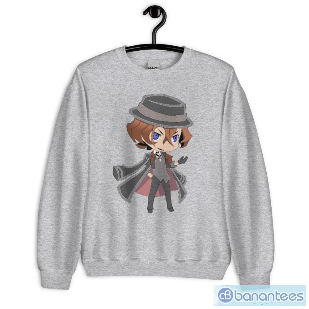chibi chuuya bungou stray dogs port mafia t shirt 1 image Chibi Chuuya Bungou Stray Dogs Port Mafia T-Shirt - Unisex Heavy Blend Crewneck Sweatshirt