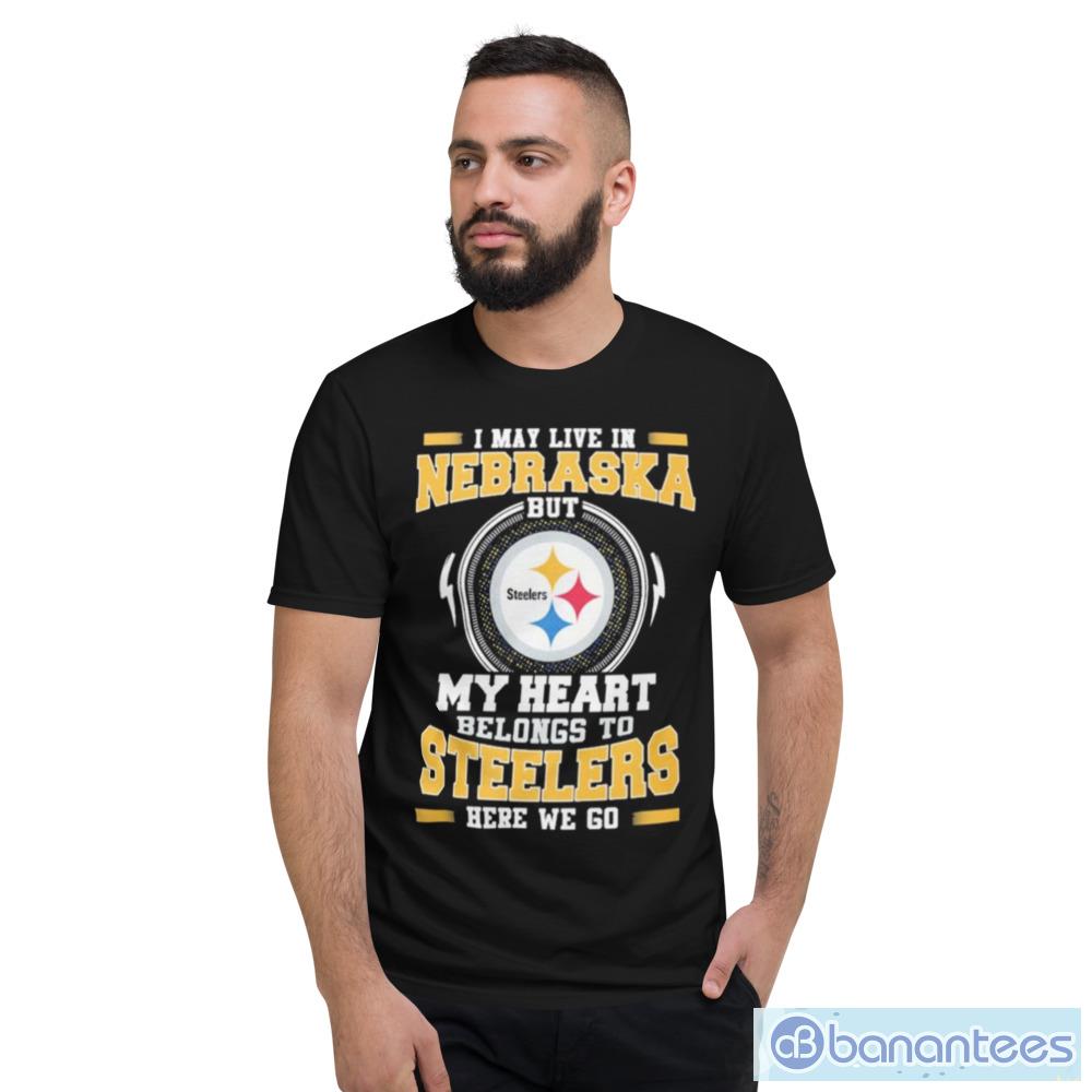 Pittsburgh Steelers Logo Heart Let's Go Steelers Shirt