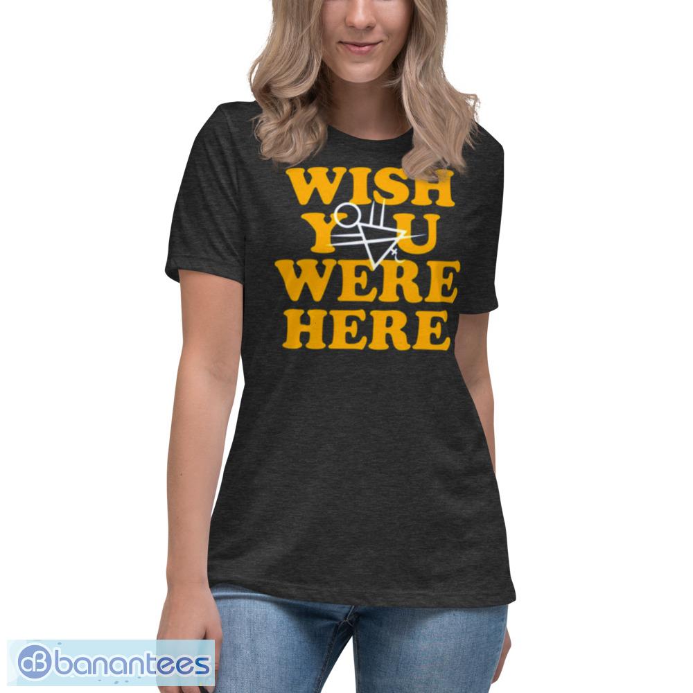 Yellowjackets-Wish-You-Were-Here-shirt - Womens Relaxed Short Sleeve Jersey Tee-1