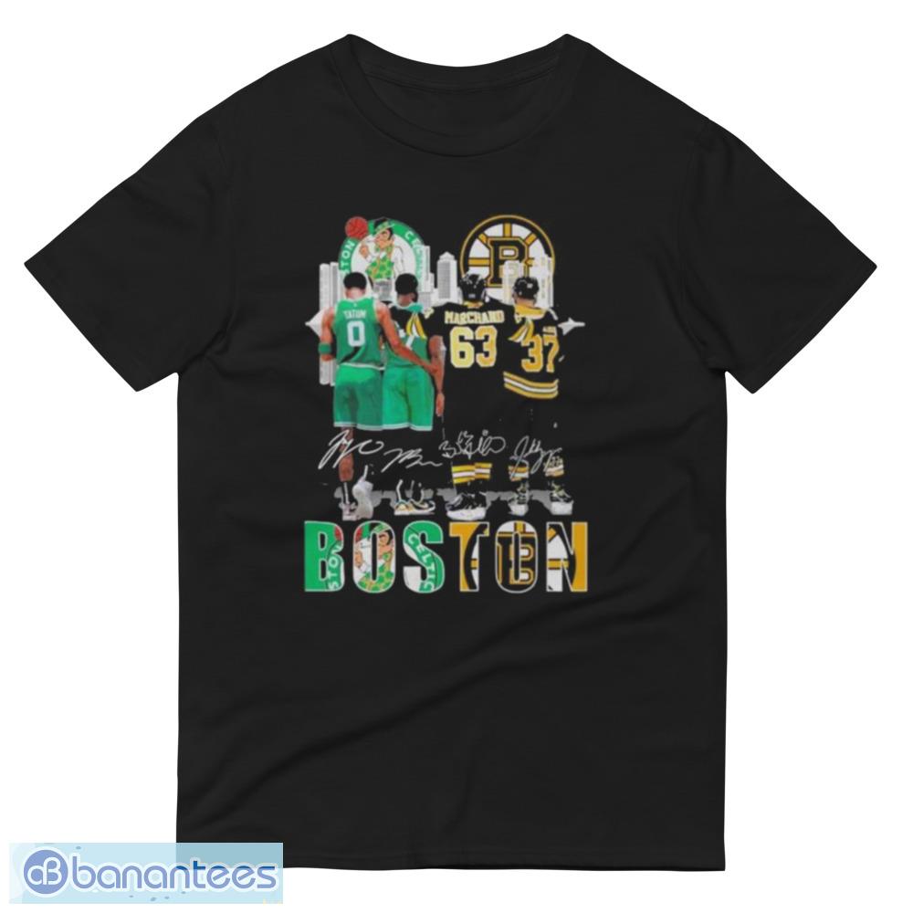 Boston Celtics Jaylen Brown Tatum Marchand Bergeron best graphics T shirts  - Banantees