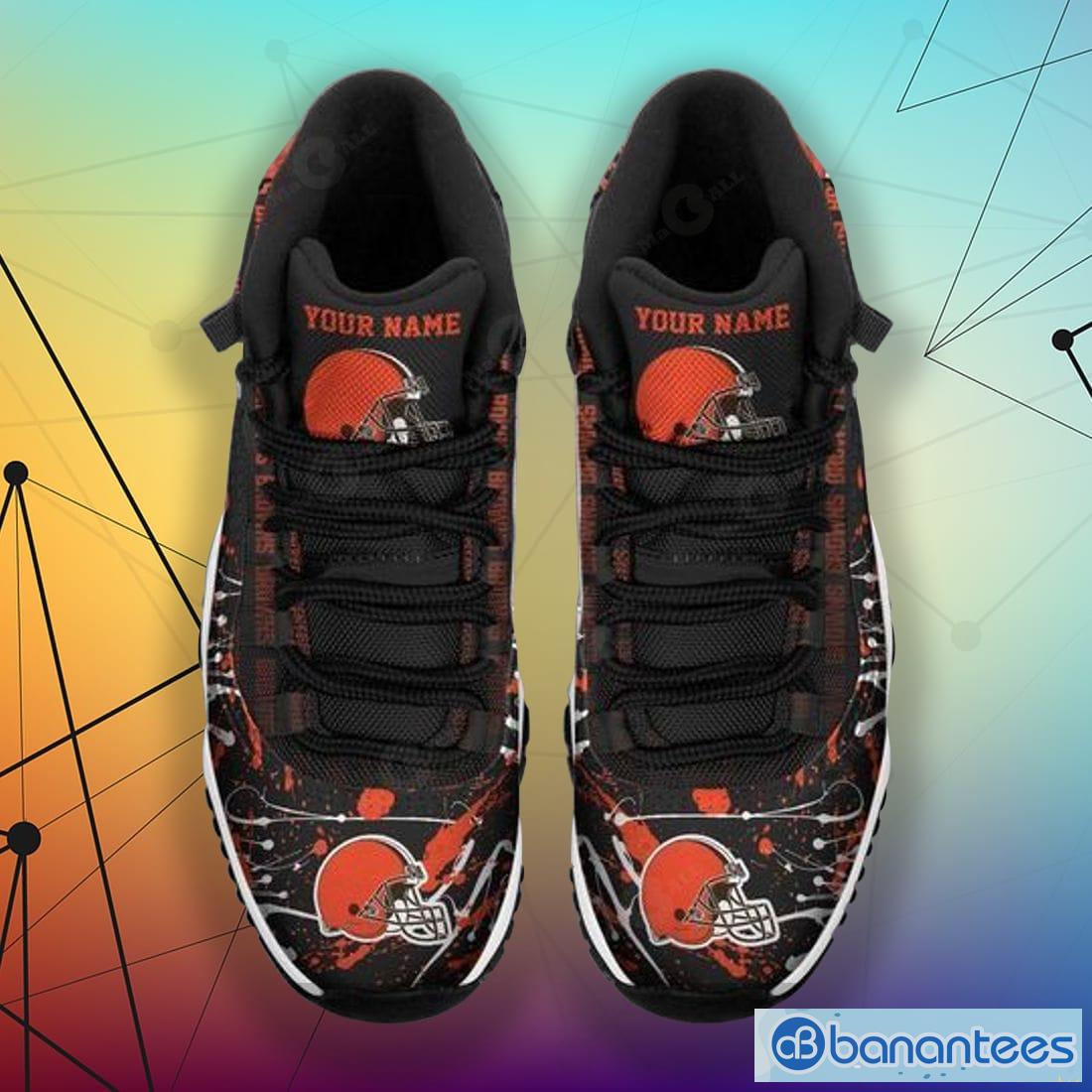 Cleveland Browns New NFL 3D Air Jordan 11 Sneakers For Men And Women -  Banantees