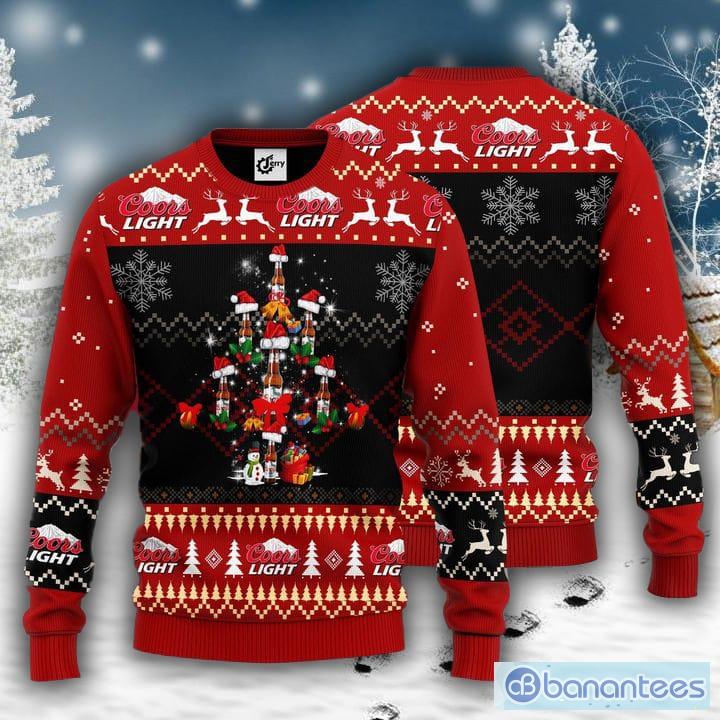 Coors Light Makes Me High Christmas Ugly Sweater Custom Name Gift For  Christmas - Banantees