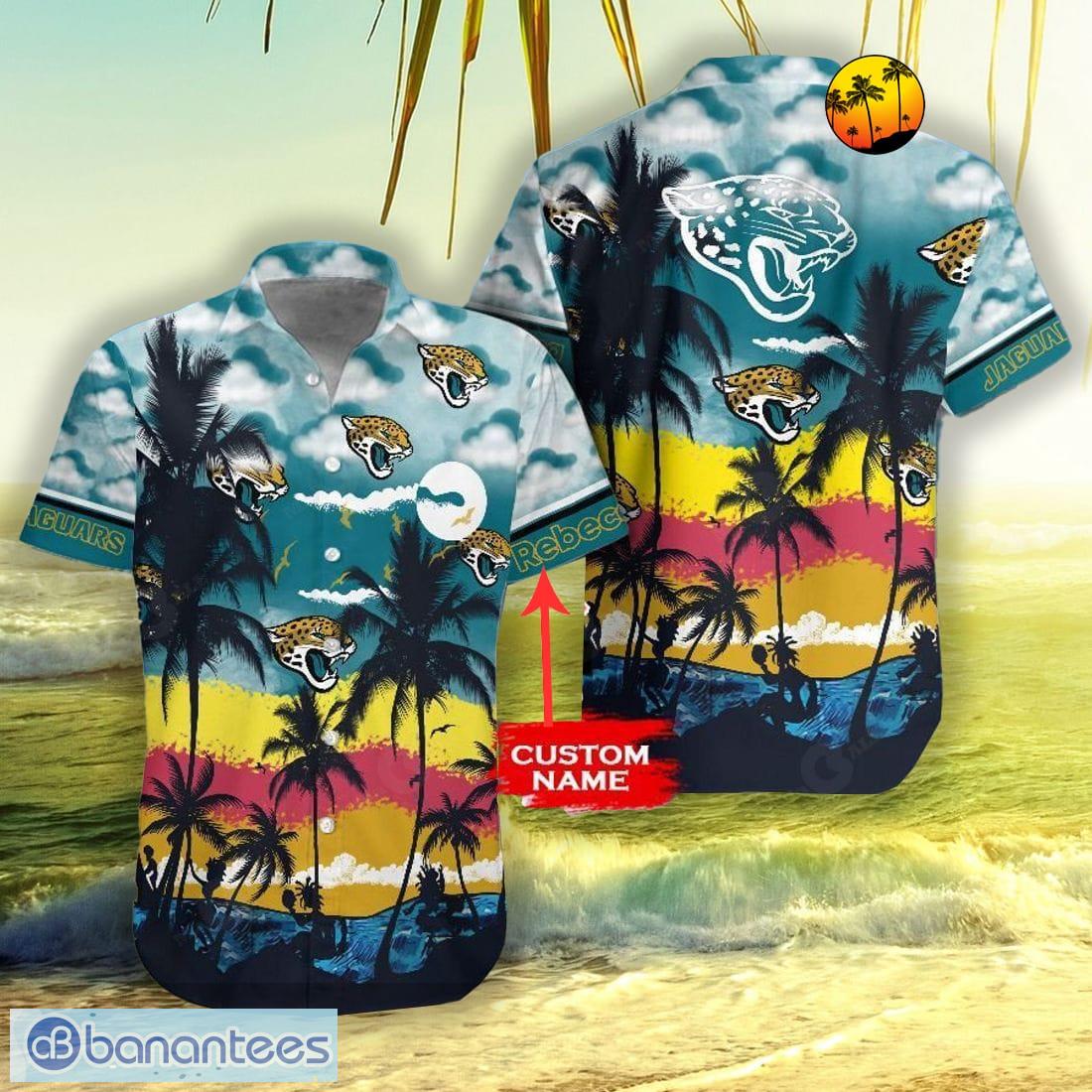 Jacksonville Jaguars NFL-Summer Hawaiian 3D T-Shirt