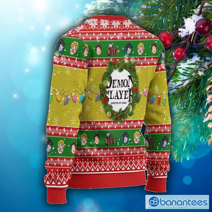 demon slayer anime ugly christmas sweater characters xmas gift 1 image Demon Slayer Anime Ugly Christmas Sweater Characters Xmas Gift - Demon Slayer Anime Ugly Christmas Sweater Characters Xmas Gift_2