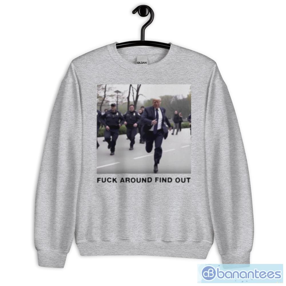 donald trump fuck around find out shirt 1 image Donald Trump fuck around find out shirt - Unisex Heavy Blend Crewneck Sweatshirt