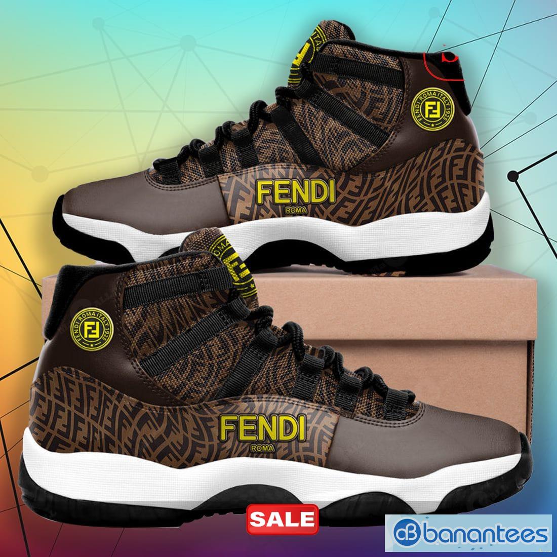 Fendi Air Jordan 11 Sneakers For Men Women Shoes Design - Banantees
