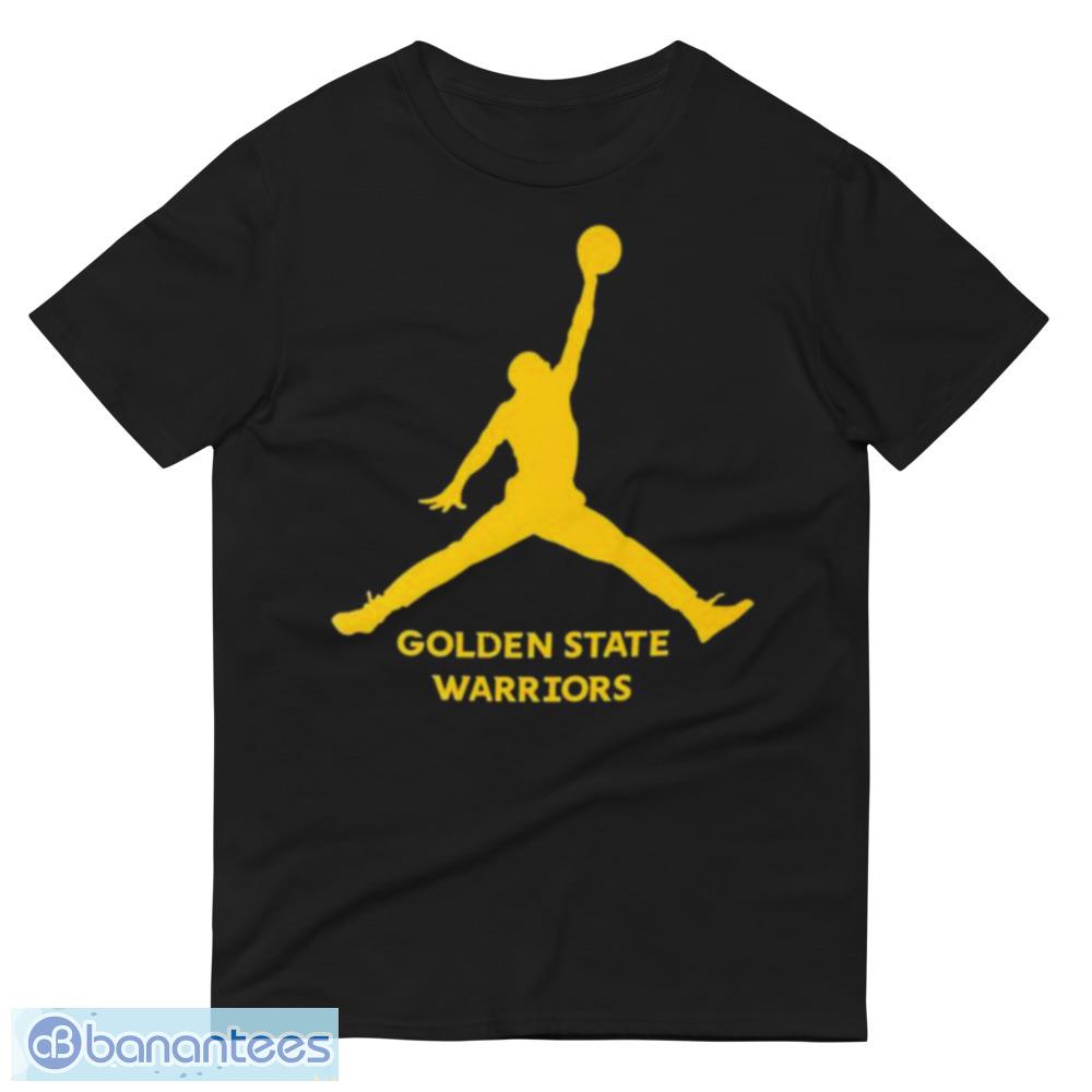 Golden State Warriors Jordan Brand Essential 2023 Black T Shirt - Banantees