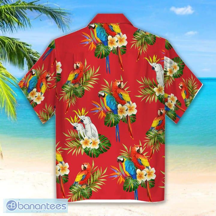 GTA Pacific Legend Parrot Red Hawaiian Shirt Full over Print