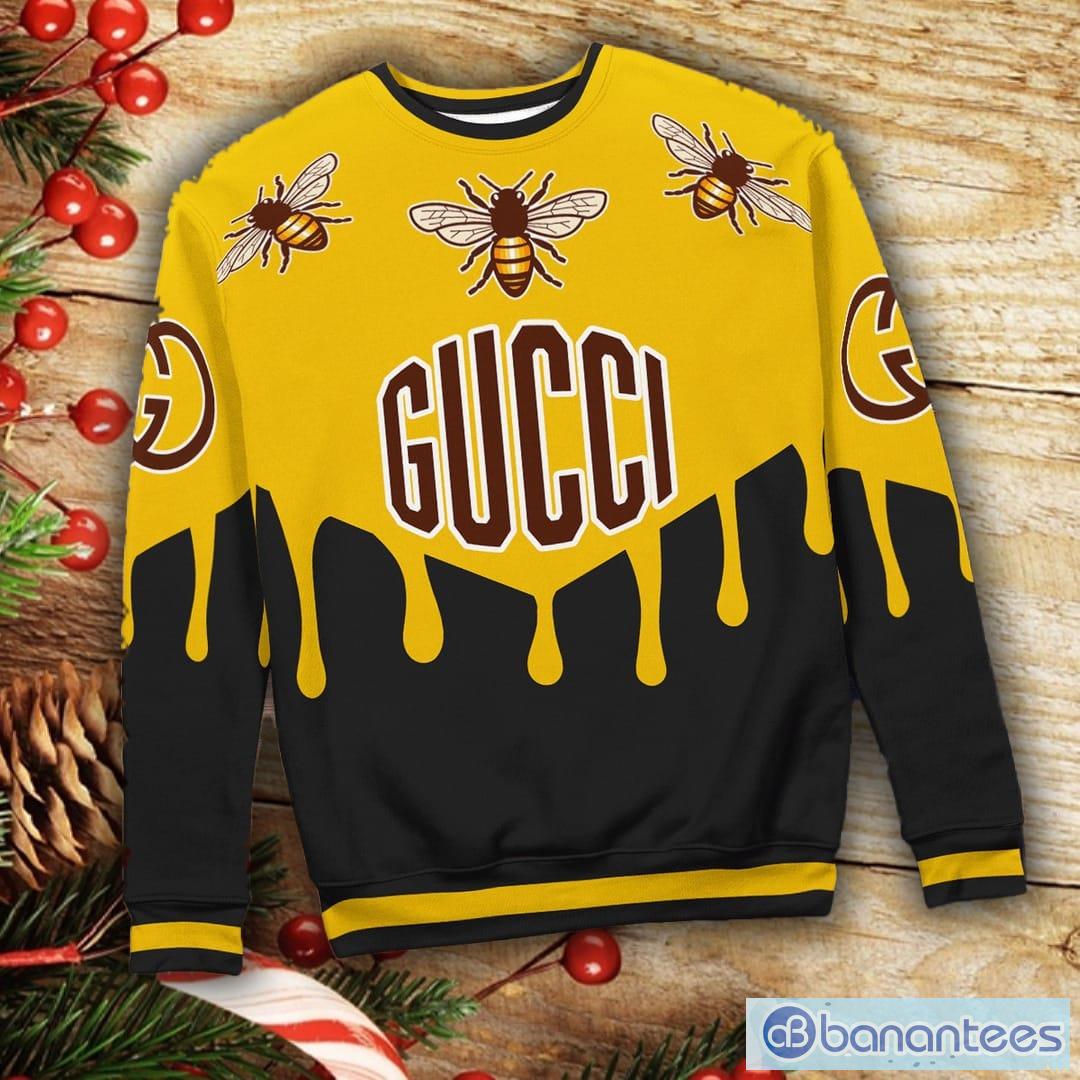 Halvtreds konstant Konklusion Gucci Bee 3D Ugly Sweater For Men And Women - Banantees