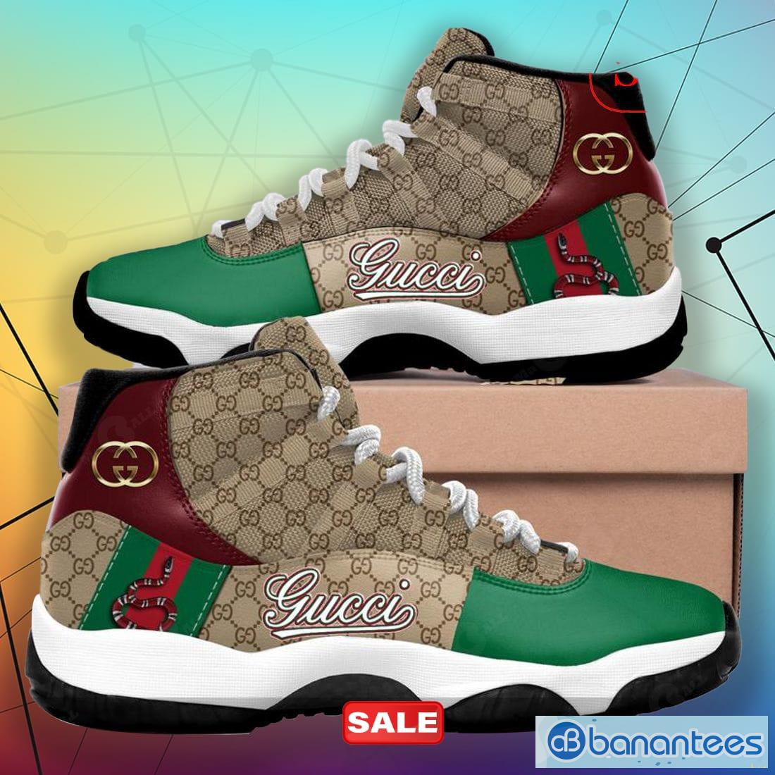 gammelklog Ernæring R Gucci Stripe Snake Air Jordan 11 Shoes Gifts For Men Women Print Sneakers -  Banantees
