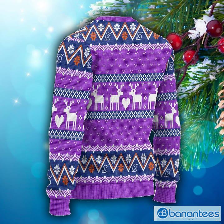 Hinata Hyuga Ugly Christmas Sweater Custom Naruto Anime Xmas Gift Product Photo 2