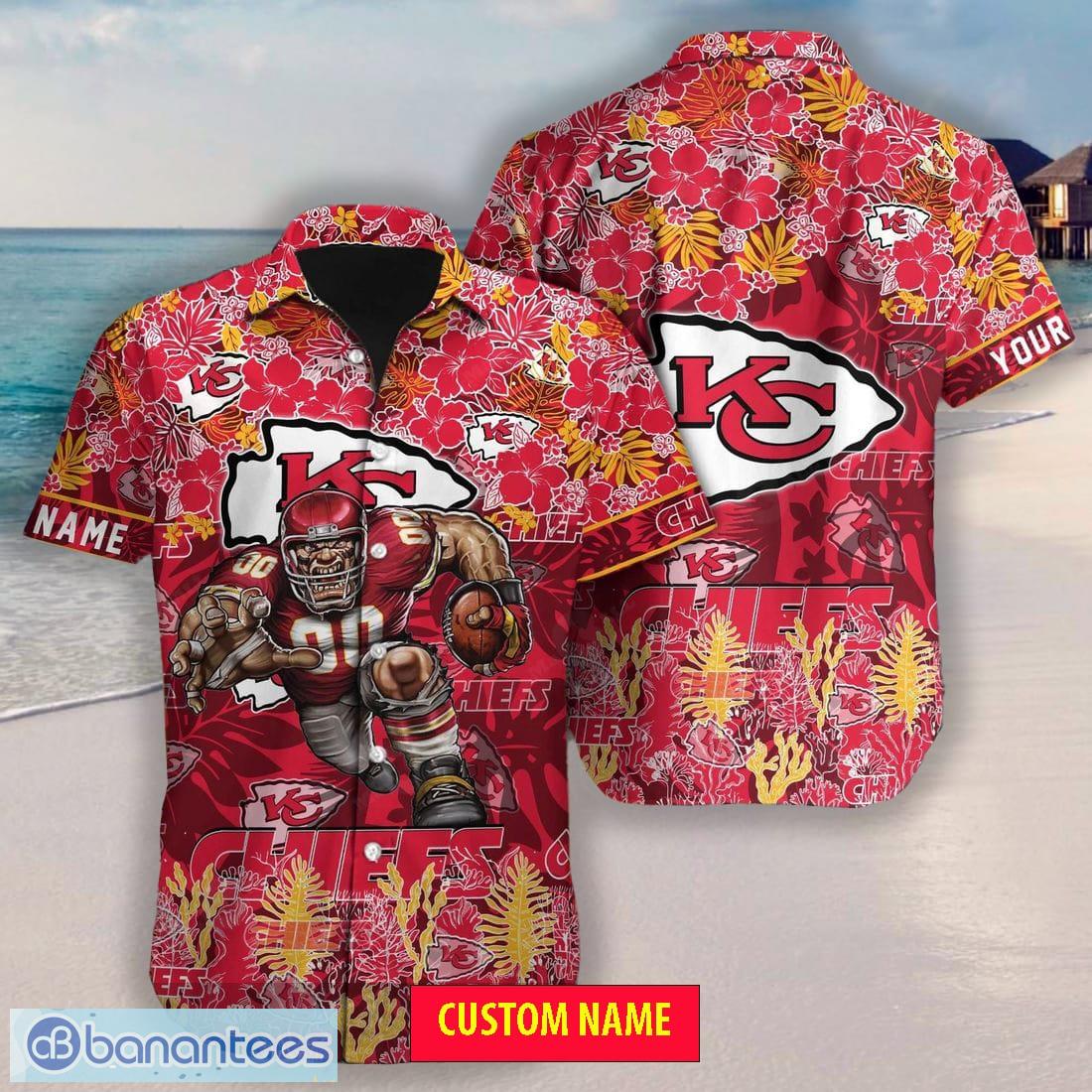 Kansas City Chiefs NFL Print 3D Hawaiian Shirt Style 14 Aloha Personalized  For Fans - Freedomdesign