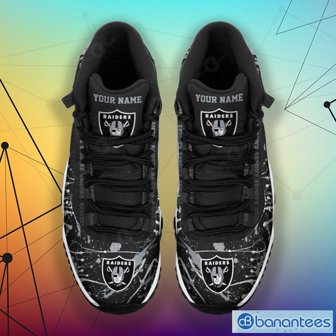 Las Vegas Raiders NFL Air Jordan 11 Sneakers Shoes Gift For Fans - Banantees