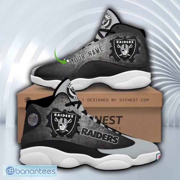 Las Vegas Raiders Air Jordan 13 Sneaker Shoes For Fans - Freedomdesign