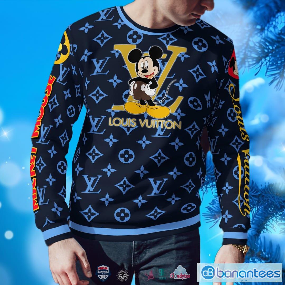 Louis Vuitton Mickey Mouse Fashion Shirt  HighQuality Printed Brand