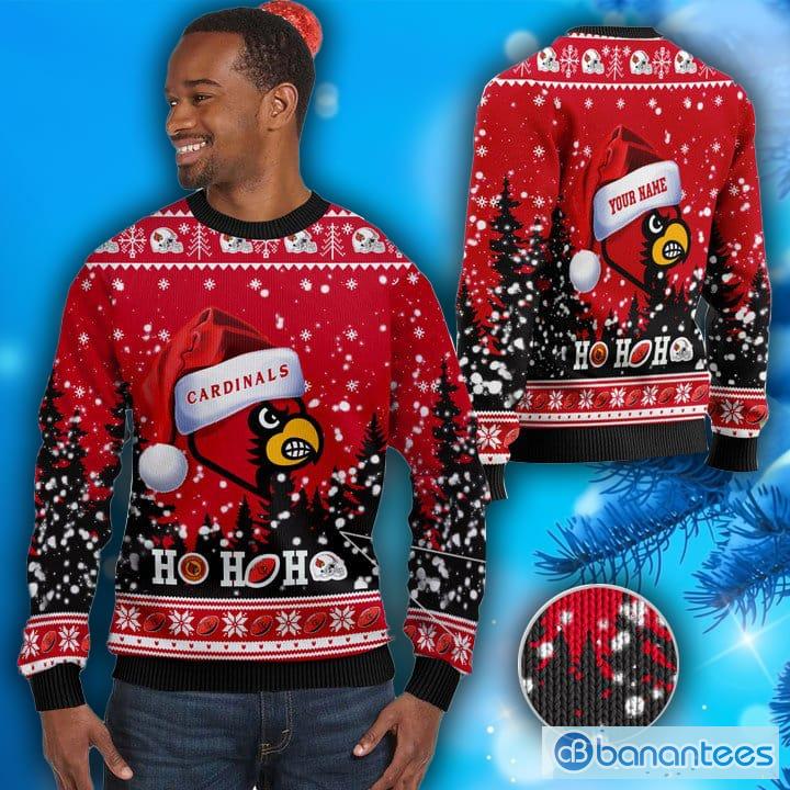 Los Angeles Dodgers Santa Claus Hat Ho Ho Ho 3D Custom Name Ugly Christmas  Sweater - Banantees