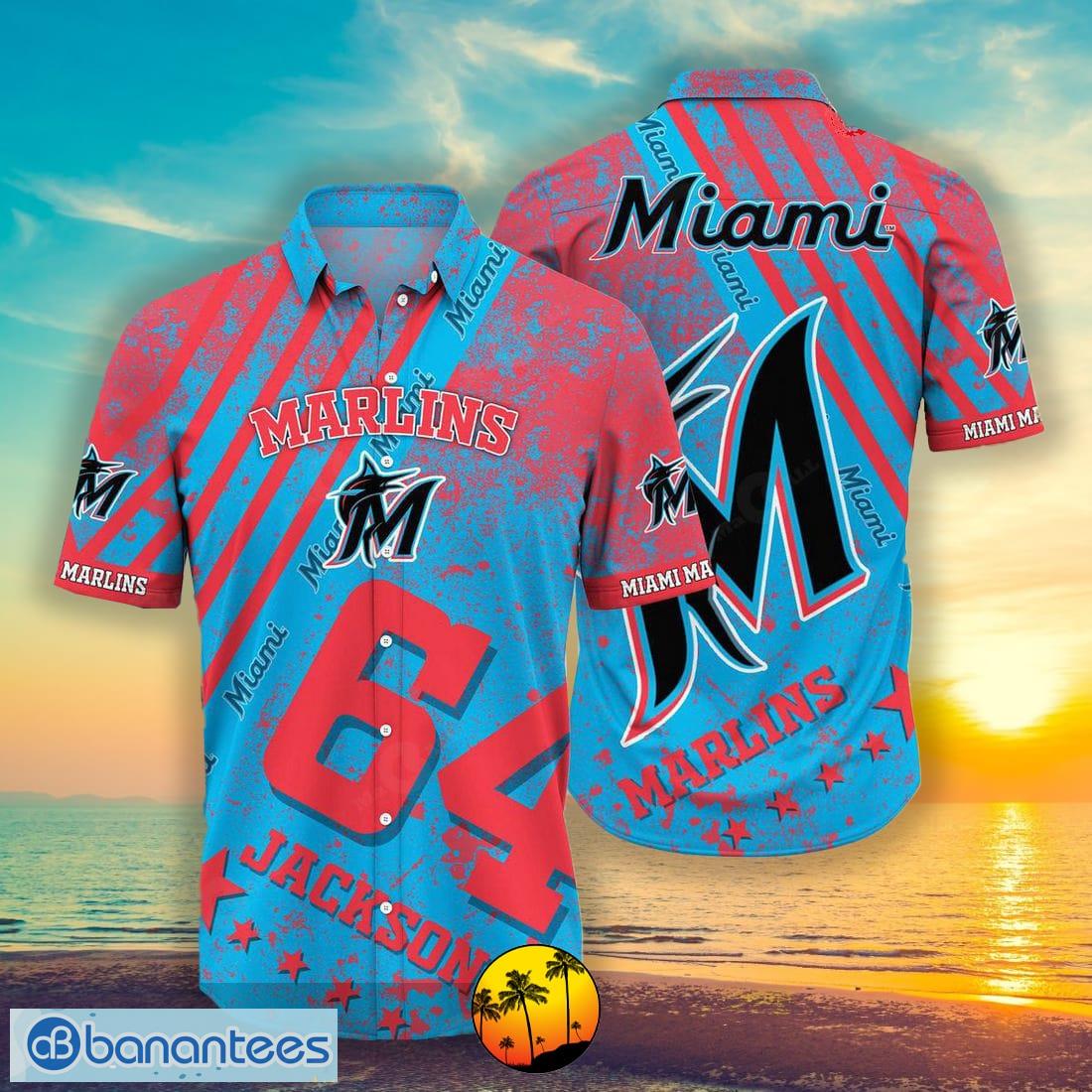 Miami Marlins MLB Hot Sports Summer Print Hawaiian Shirts For Fans
