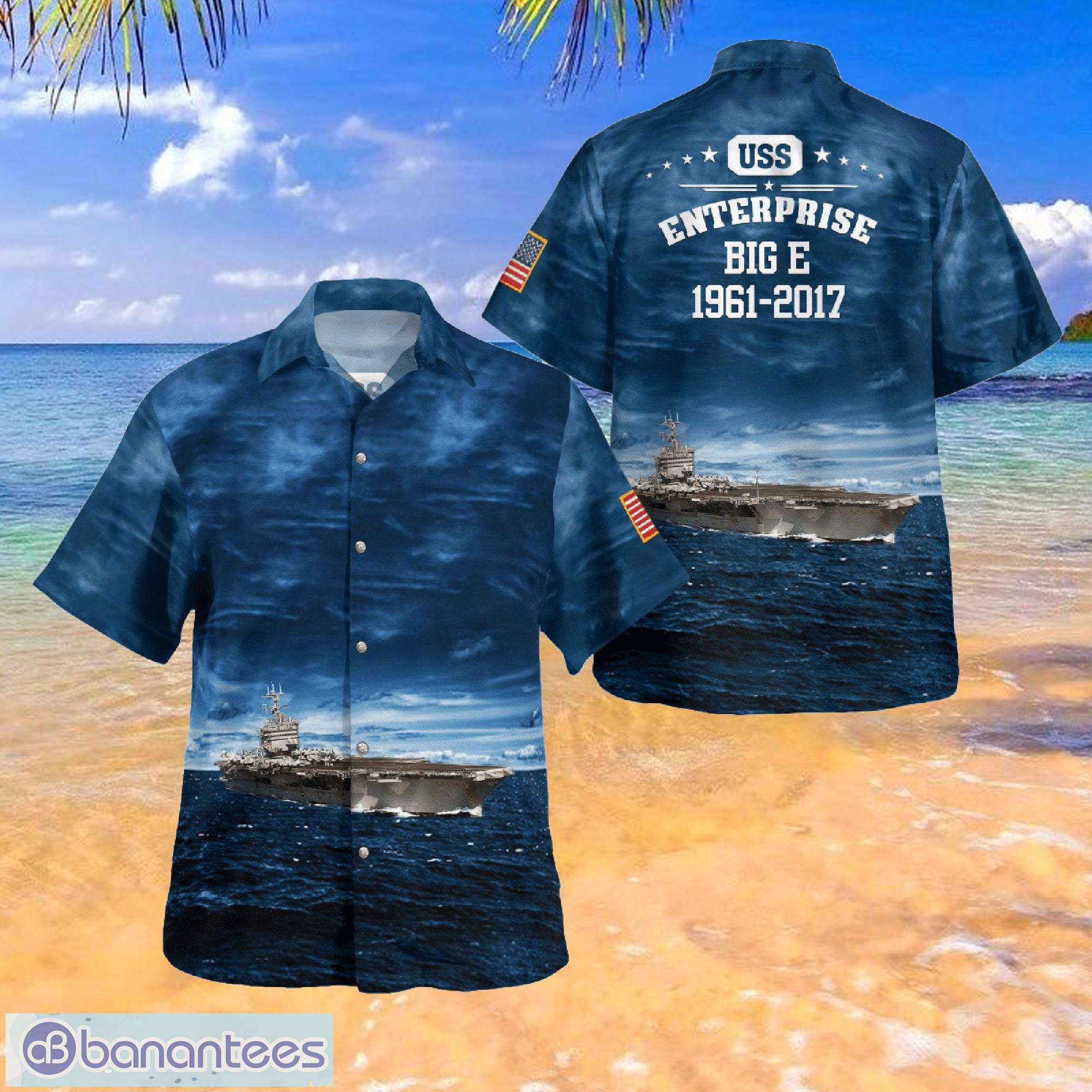 CLASS HAWAII Shirt Navy Blue