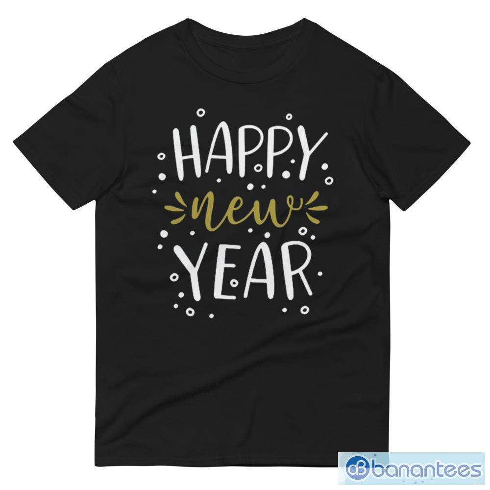 Hello 2024 Shirt Black Glitter Design New Year Shirt Happy New