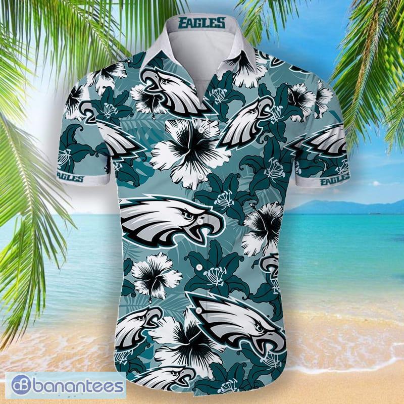 Philadelphia Eagles Flowers T-Shirt For Women - Personalized Gifts