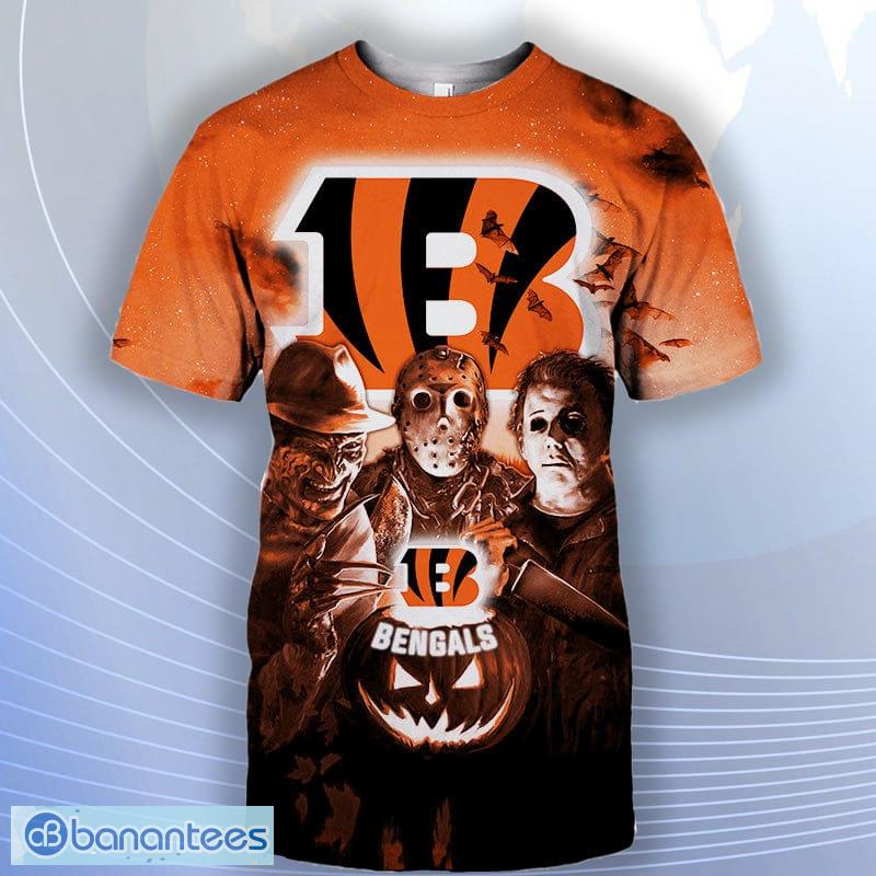 NFL Cincinnati Bengals T shirts 3D Halloween Horror Night T shirts -  Banantees