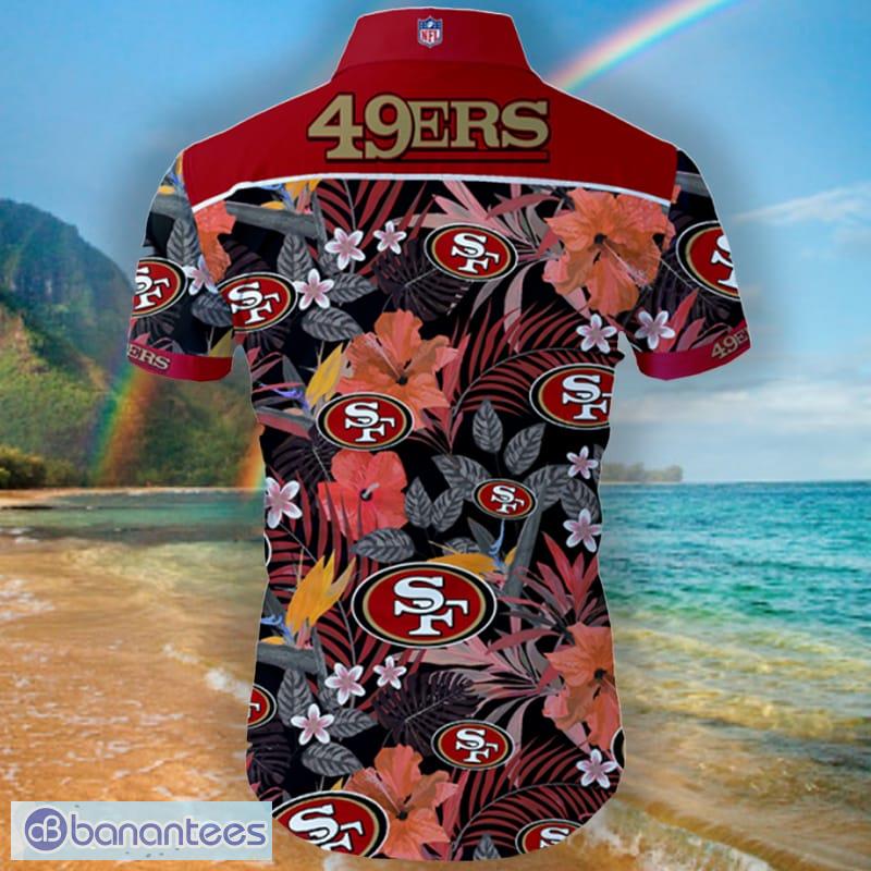 San Francisco 49ers Custom Name NFL Hawaiian Shirt And Shorts Gift For Men  And Women Fans - Banantees