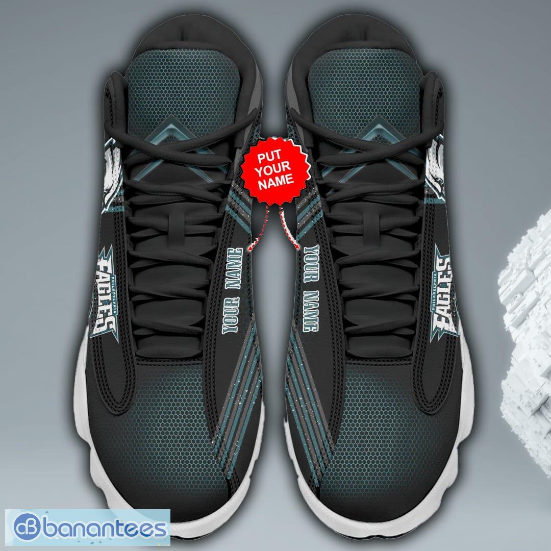 Philadelphia Eagles Air Jordan 13 Shoes, Custom Eagles Shoes