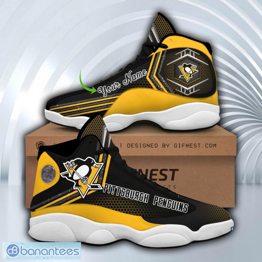 Pittsburgh Steelers Football Team Custom Name Air Jordan 13