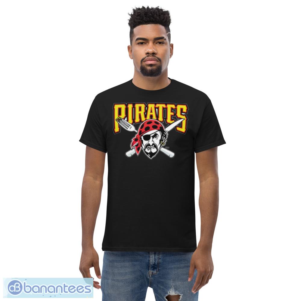 Custom Pittsburgh Pirates Youth Backer T-Shirt - Ash