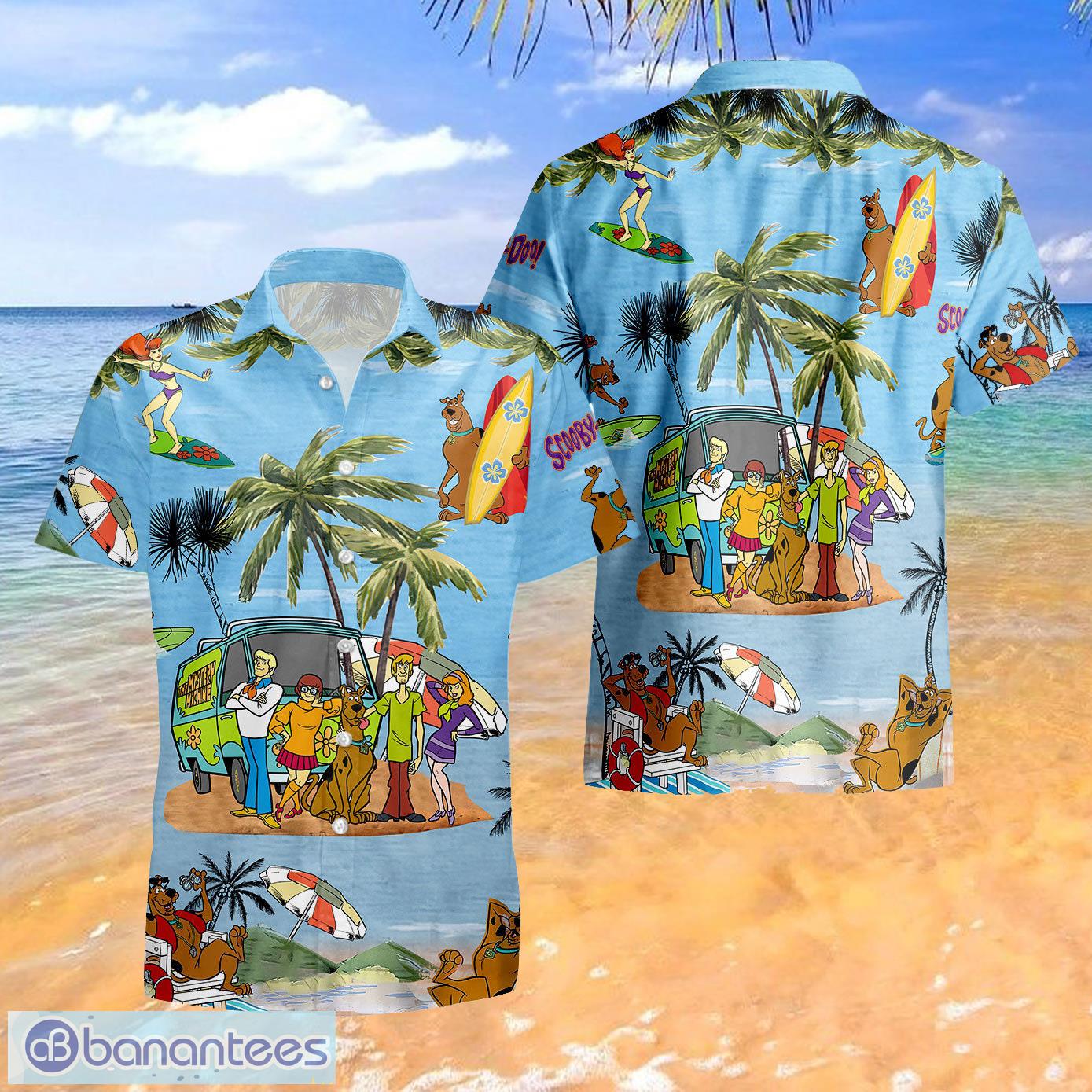 Scooby-Doo Summer Time Anime 3D hawaiian shirts for men and women copy ...
