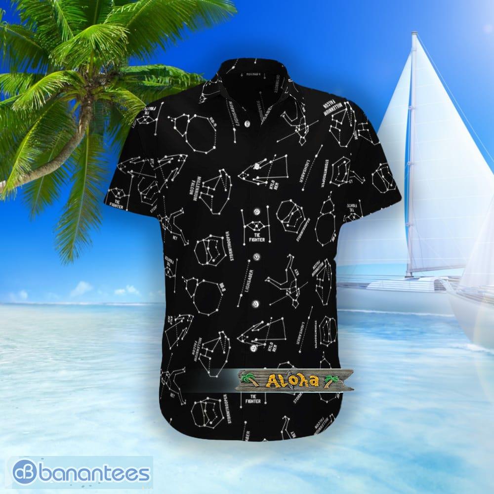 Star Wars Hawaiian Shirt, Star Wars Shirt, Spaceship Summer Button