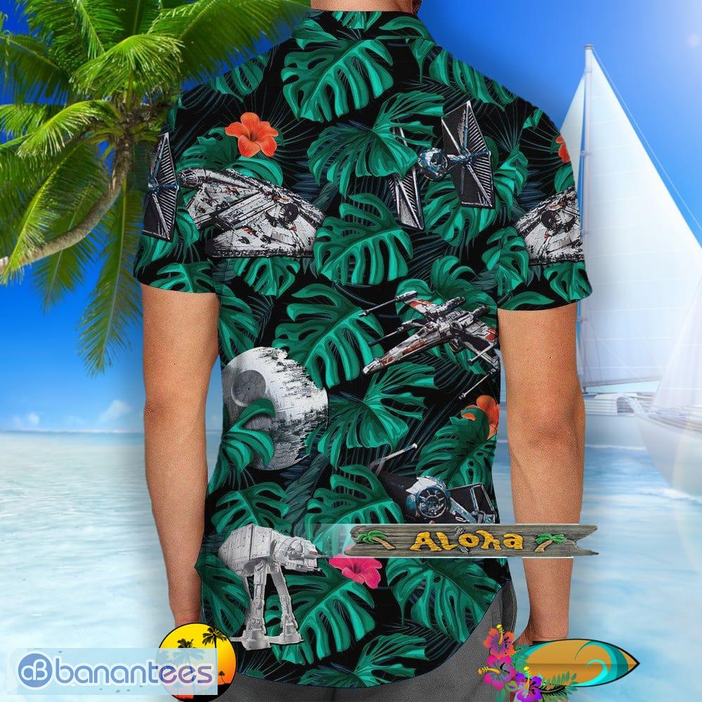 Short Sleeve Star Wars The Mandalorian Men Hawaiian Shirt - Banantees