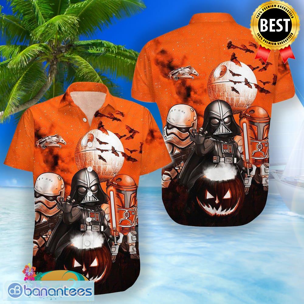 Star Wars Storm Trooper Darth Vader Surfing Hawaiian Shirt