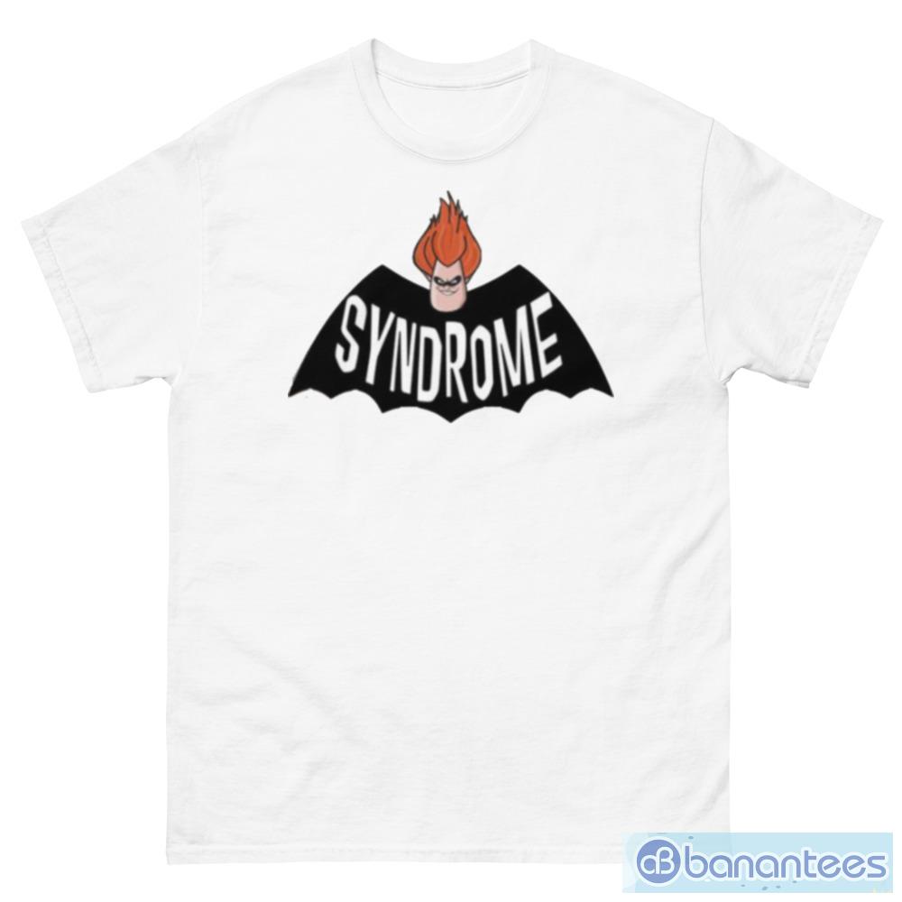 Syndrome Batman Parody Logo The Incredibles Graphics T Shirts - Men’s Classic Tee Gildan 5000 Syndrome Batman Parody Logo The Incredibles Graphics T Shirts - Men’s Classic Tee Gildan 5000