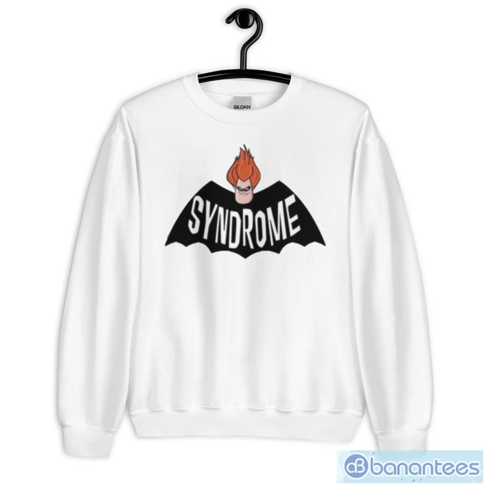 Syndrome Batman Parody Logo The Incredibles Graphics T Shirts - 18000 Unisex Heavy Blend Crewneck Sweatshirt Syndrome Batman Parody Logo The Incredibles Graphics T Shirts - 18000 Unisex Heavy Blend Crewneck Sweatshirt