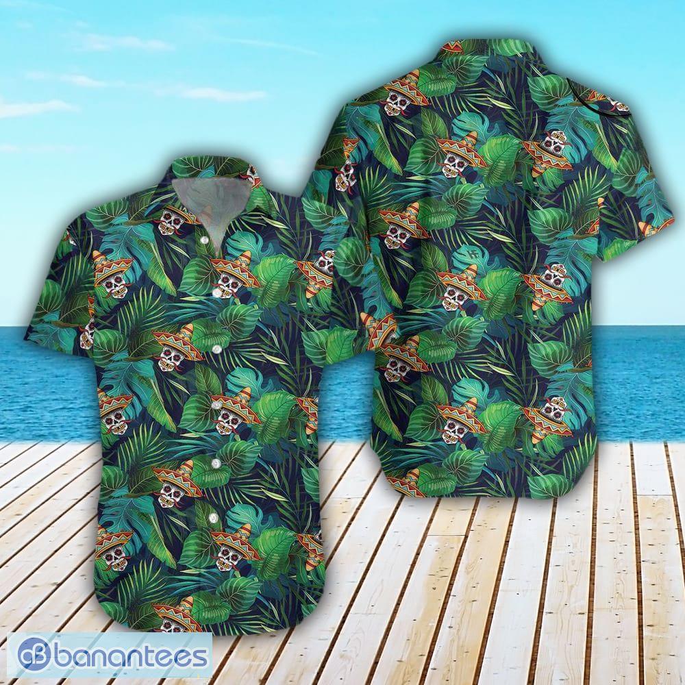 Skull Mexican Skull Black Style Hawaiian Shirt - Trendy Aloha - Trendy Aloha