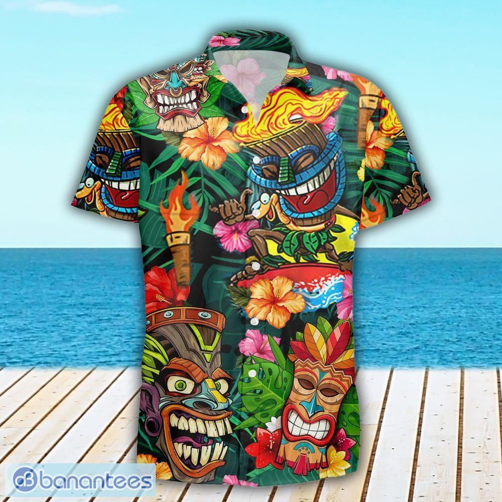 Aloha Tiki Tiki Hawaii Beach Lover Limited Edition 3D Hawaiian